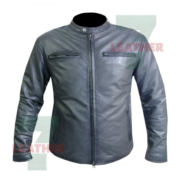 4572 Black Leather Jacket