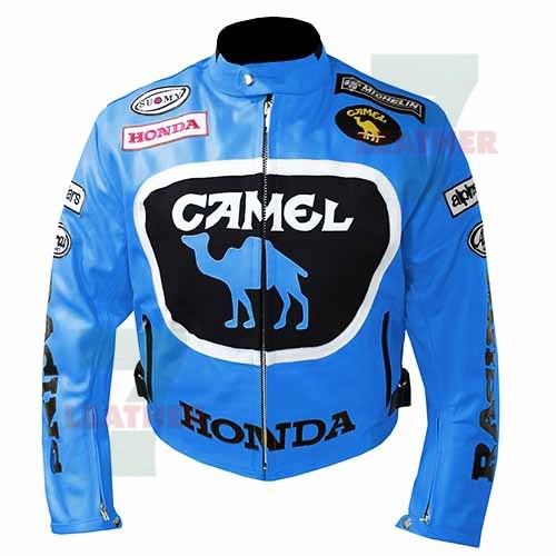 Honda Camel Sky Blue Jacket